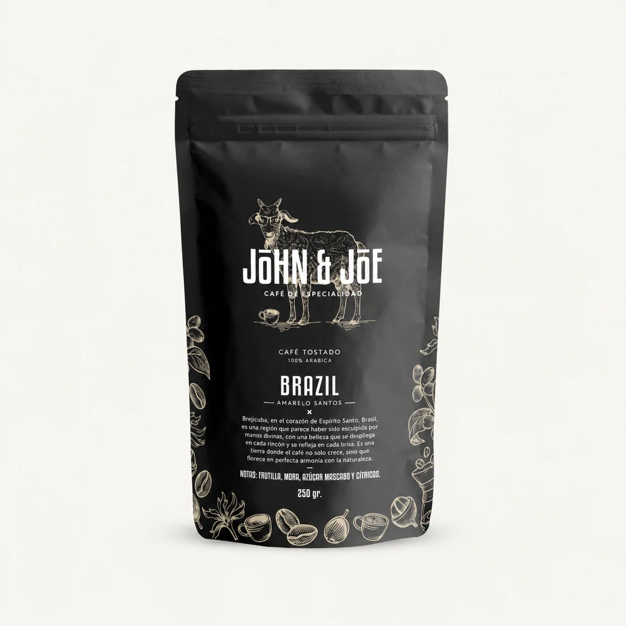 Paquete de café Brasil Amarelo 250g Kivu